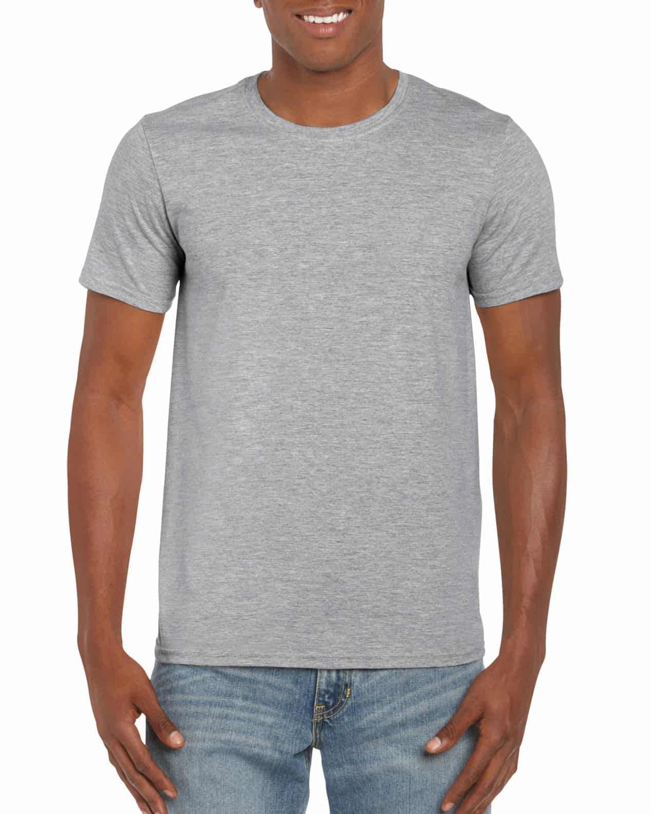 rizo fibra Lago taupo Camiseta algodón peinado gris jaspe | PstyleC