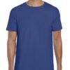 Camiseta Hombre Azul Metro algodón peinado Gildan 64000