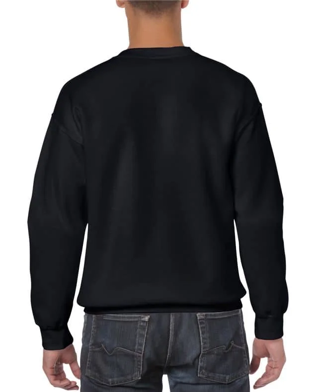 Buzo Cuello Redondo Hombre Negro Gildan 18000