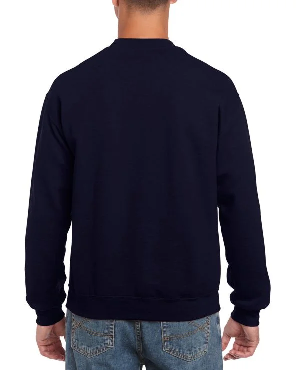 Buzo Básico adulto Hombre Azul Marino lateral Gildan 18000