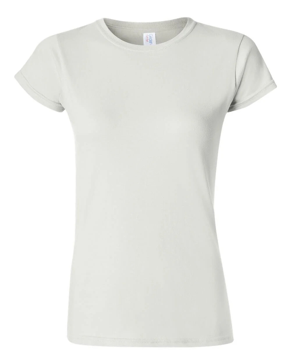 Camiseta Mujer Blanco algodón peinado Gildan 64000L (2)